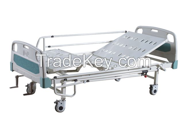 Multifunctional manual hospital bed