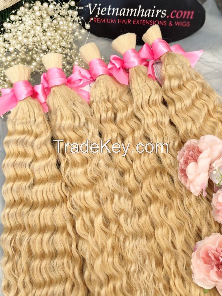 100% Vietnamese Human Weft Hair Extensions, 100gram bundle piece in all colors and length