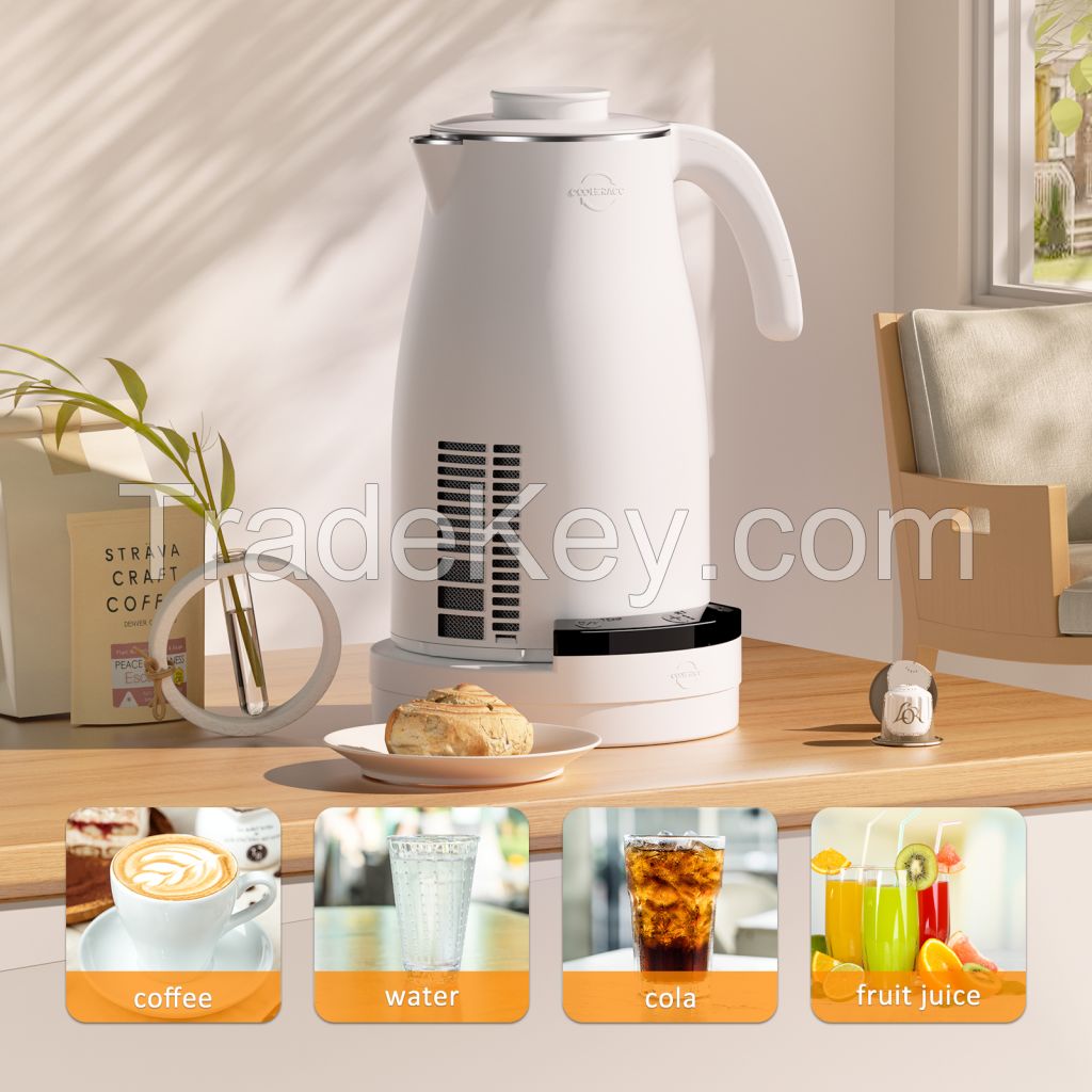 1.8L Electric Cooling Kettle Fast Constant Cooling Grey Tea Pot