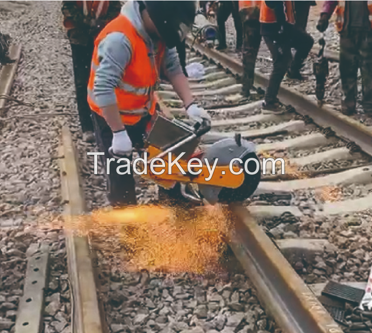 Portable rail cutting machine / Li-battery rail cutter for track work