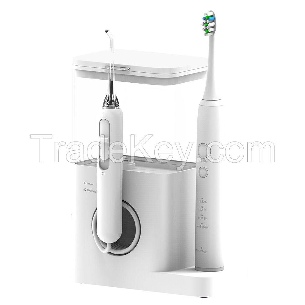 Dental Flosser & Electric Toothbrush Combo