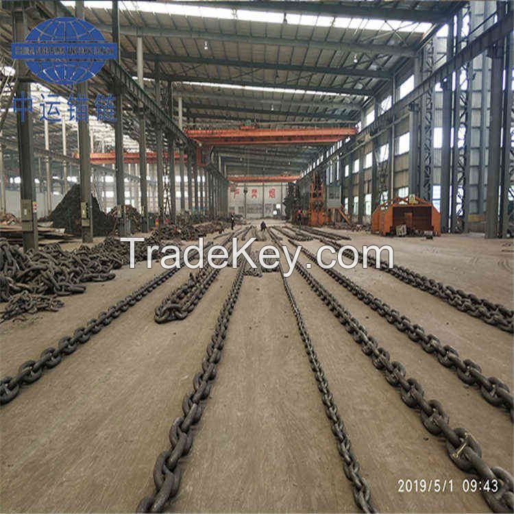 Offshore platform fishing farm mooring chain