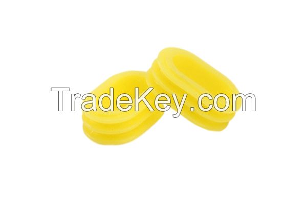 Automobile High Temperature Resistant And Aging Resistant Silicone Sealing Ring Yellow Rubber Waterproof Plug Sealing Plug