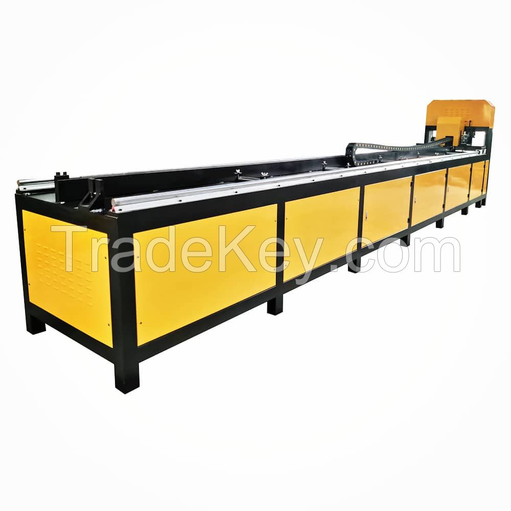 Two Workstations CNC Pipe Hole Punching Machine