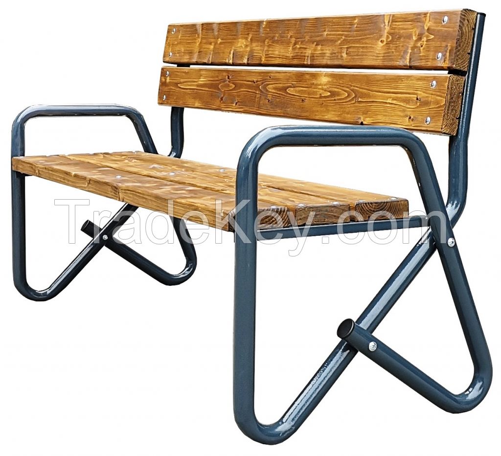 Outdoor bench "Graffetta-A"