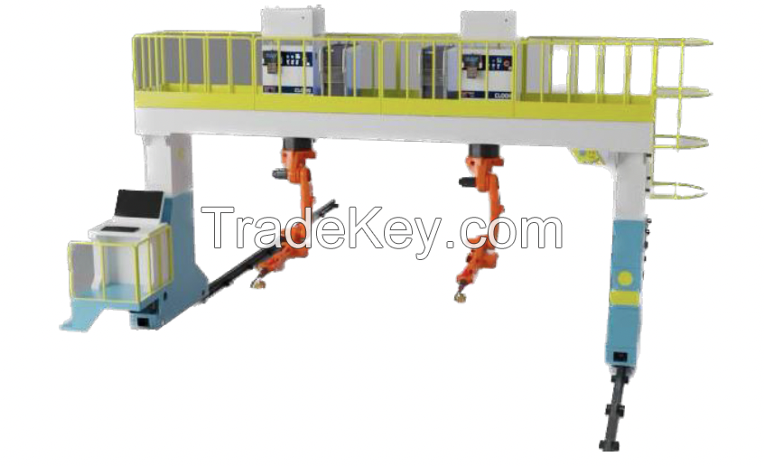 26-meter Gantry Type Dual-robot Intelligent Welding Workstation