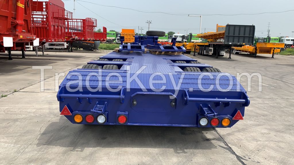 Extendable Platform Semi Trailer | Platform Semi Trailer, owboy Semi Trailer | Lowboy Semi Trailer for Sale