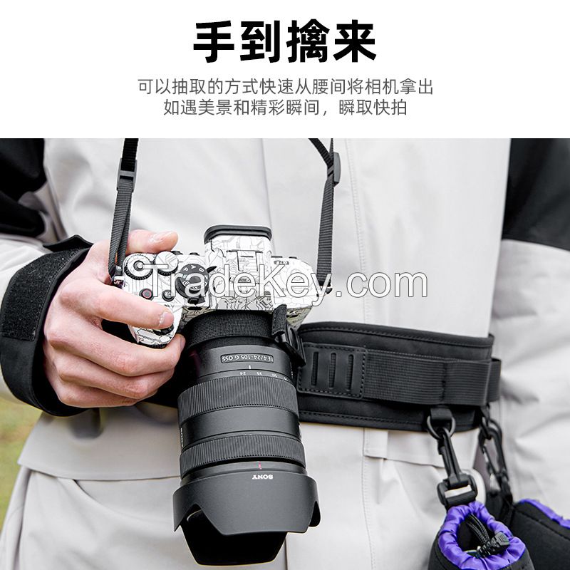 Cwatcun Hong Kong Multifunctional Camera Belt Quick-detachable and quick-hanging photography accessories DSLR outdoor decompression