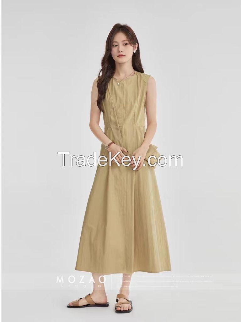 Summer small waist slimming dress skirt