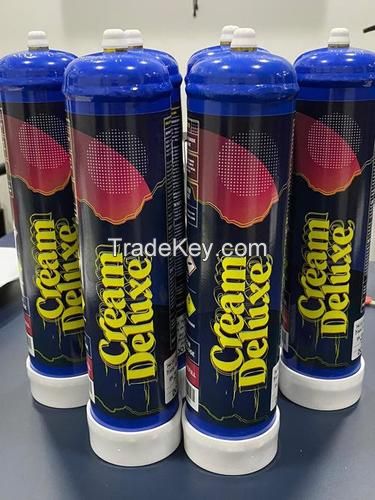 Stock Original  Deluxe Cream Charger, Smart Whipped  Cream fats gas , ExoticÂ whip, 580g, 640g, 666g Ready-To-Ship Gas Cylinder