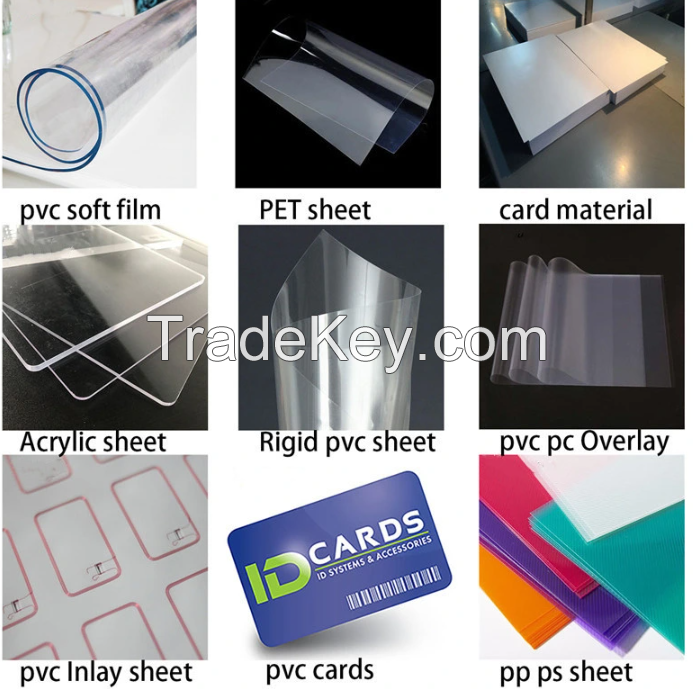 Polycarbonate Card Overlay Film for PVC Card Plastic ID Card laserable overlay