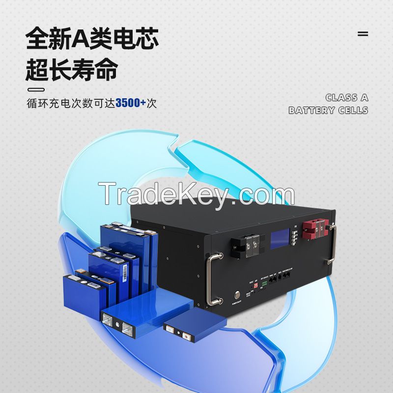 2025 new home photovoltaic energy storage battery stacked energy storage power supply large capacity solar lithium iron phosphate battery