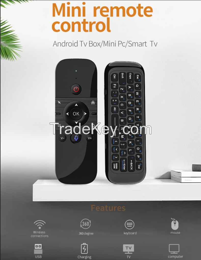 2024 M8 Air Mouse Keyboard IR Learning Voice Function Wireless Keyboard Appilicable to Android Tvbox, Mini PC, Smart TV, Projectorremote-control