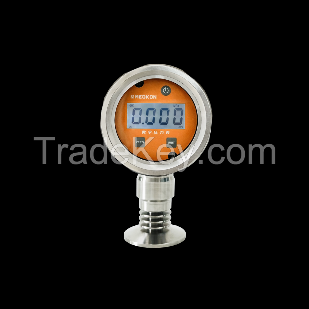 EX digit 3-A sanitary standards hygienic pressure gauge 0.4%FS