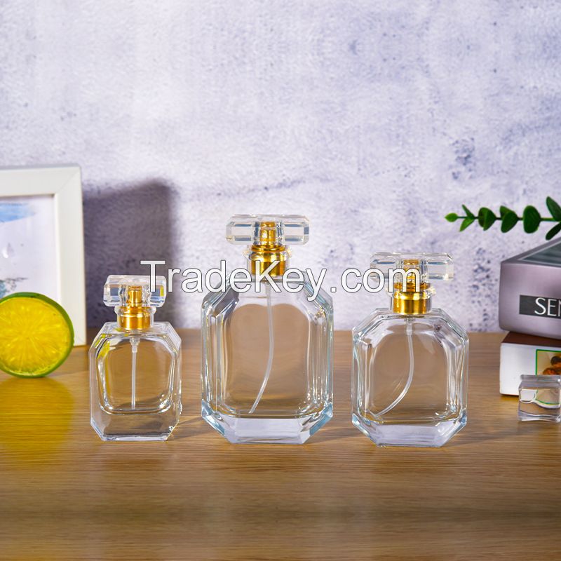 Irregular shape, diamond perfume bottle