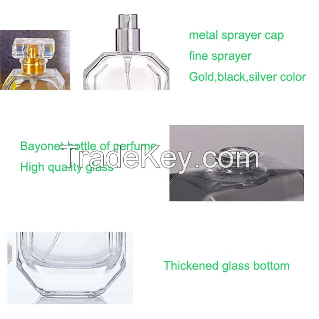 Irregular shape, diamond perfume bottle