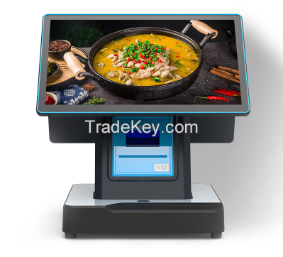 Touch pos machine AB-9100 with 80MM printer for restaurant