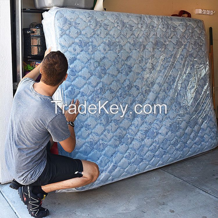 LDPE Plastic Full Mattress Packing Bag For Moving And Storage