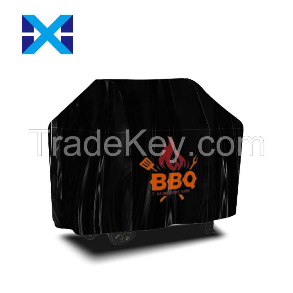 Grill Cover Plastic transparent waterproof dust protection cover for outdoor barbecue grill