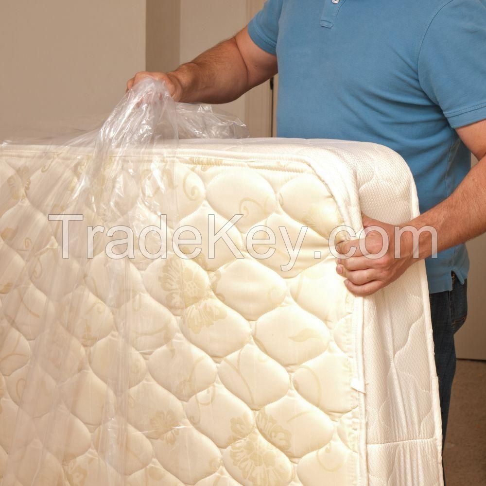 LDPE Plastic Queen Packing Mattress Bag For Storage