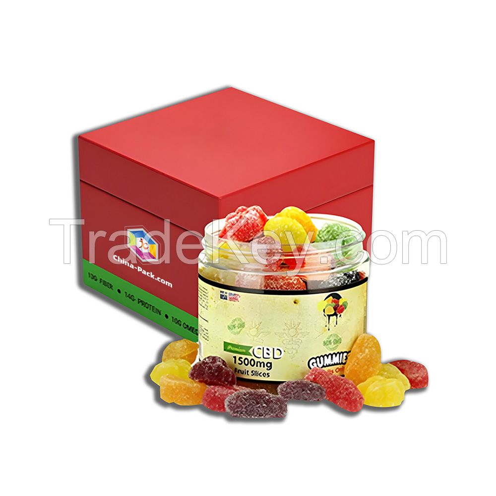 Small Bonbon Sweet Chocolate Gift Packaging Box For Gummies