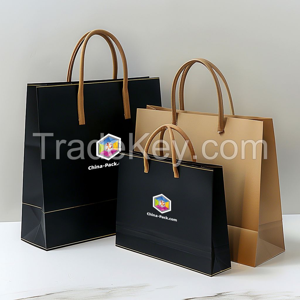 High-End and Reusable Paper bags Large size for Shopping