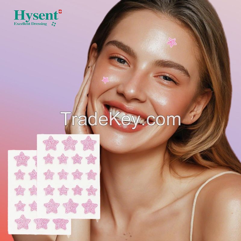 Manufacturer pimple patch hydrocolloid acne patch customized shape size colors