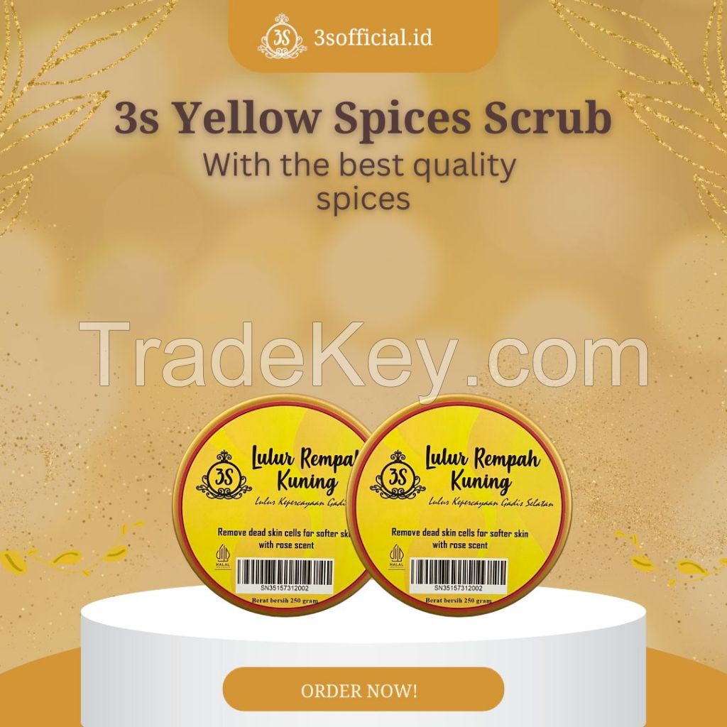 High Quality Yellow Spices Scrub 3S