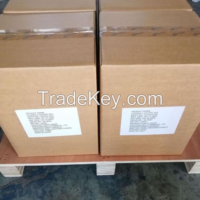 Food Grade Vitamin E Acetate 50% Powder Vitamin E Acetate 98% oil VE Oil Alpha Tocopheryl Acetate