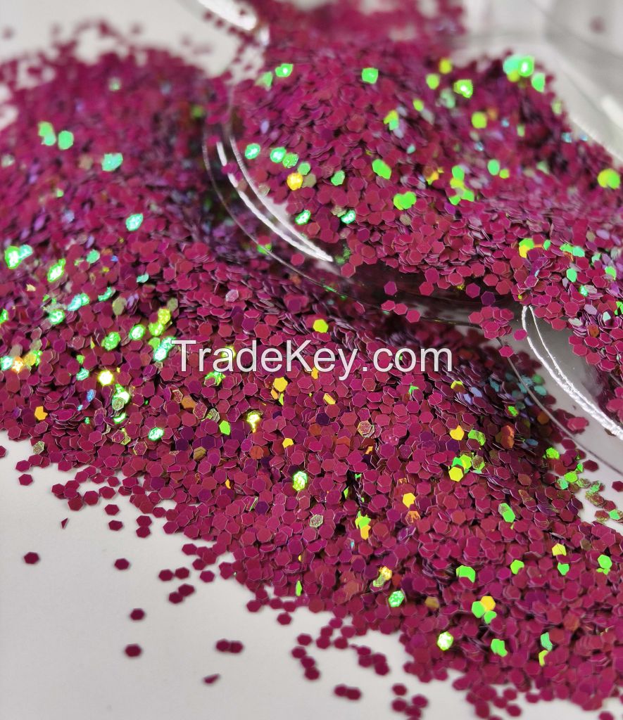 Wholesale OEM Resin Additive Chunky Glitter for Art Craft Body and Makeup