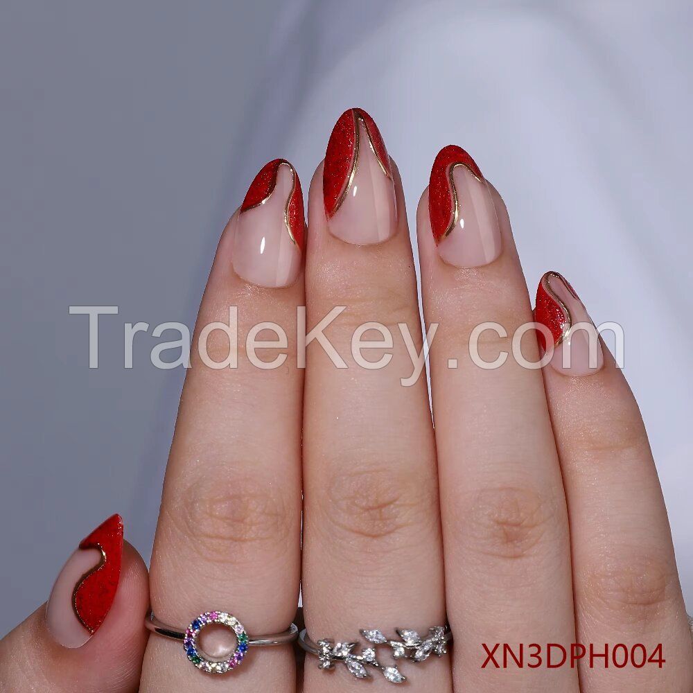 Gel Stick On Artificial Nails Tip