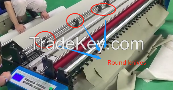 Non-woven fabric cutting machine