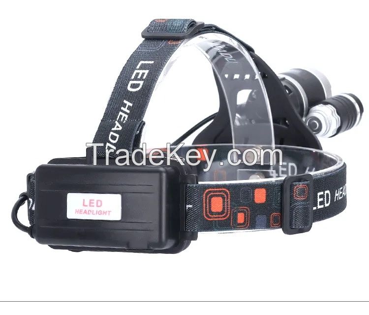 Multi color rechargeable headlamp Sensor light