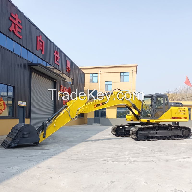 Chinese Big-Sized Excavator 22ton 23ton SZ230 Hydraulic Backhoe Crawler Excavator for sale