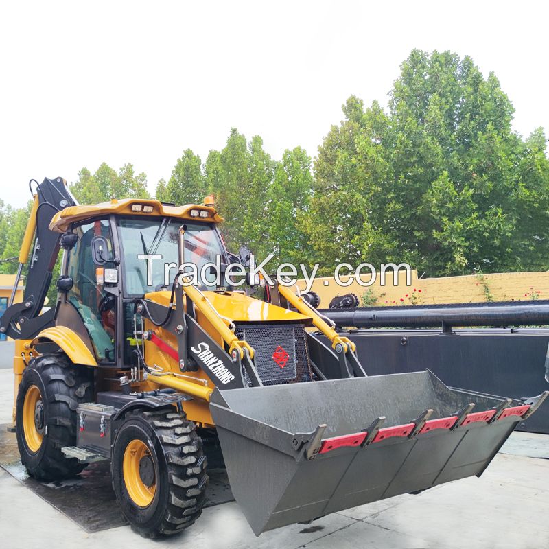 Factory supply directly SZ40-28 4WD multifunctional agriculture with front end backhoe loader