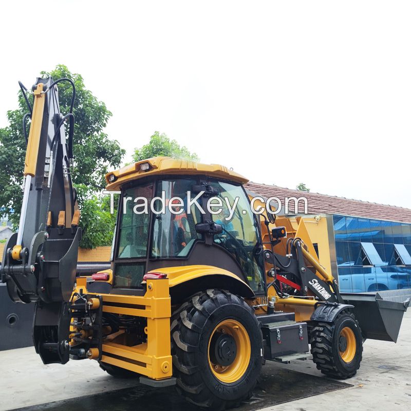 Factory supply directly SZ40-28 4WD multifunctional agriculture with front end backhoe loader