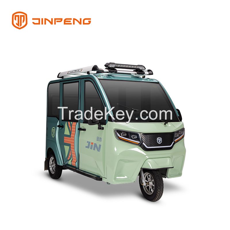 Family Daily Use Electric Passenger Tricycle with Solar Energy for Passenger Adult Drive