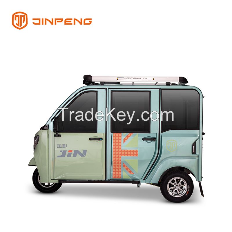 Family Daily Use Electric Passenger Tricycle with Solar Energy for Passenger Adult Drive