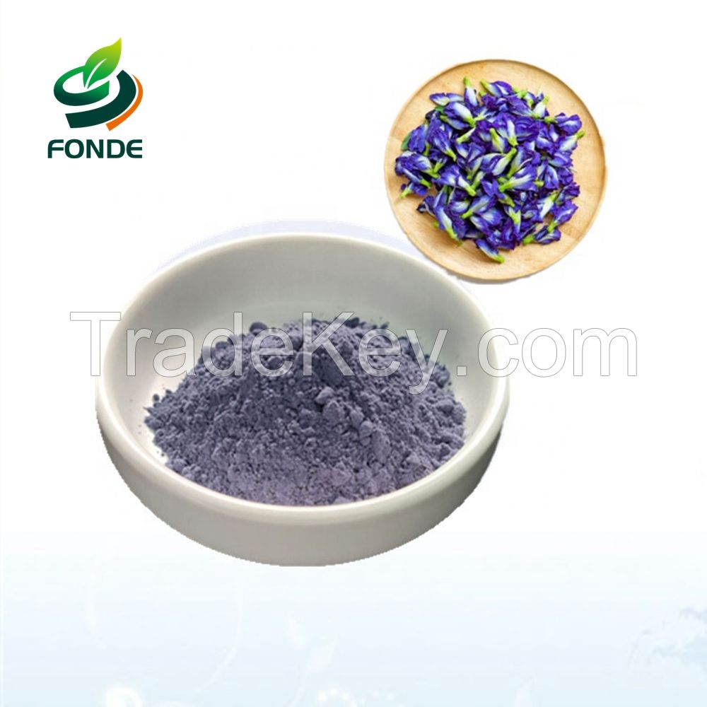  Natural Blue Butterfly Pea Flower Powder Blue Matcha Powder Butterfly Bean Flower Powder