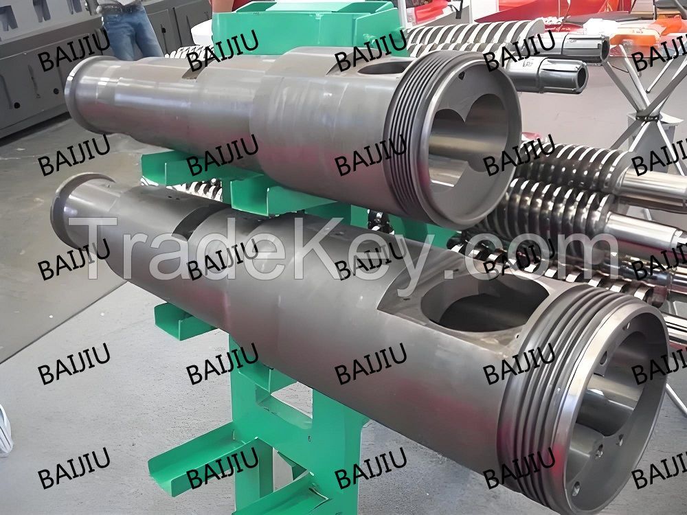 Conical twin screw barrel manufacturer China