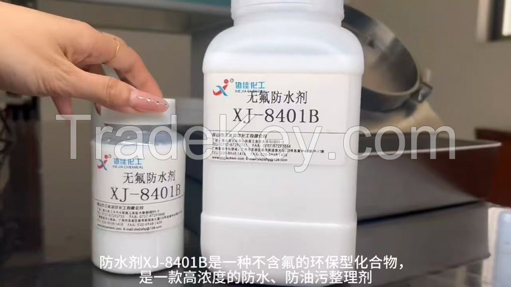 Fluorine-free waterproofing agent