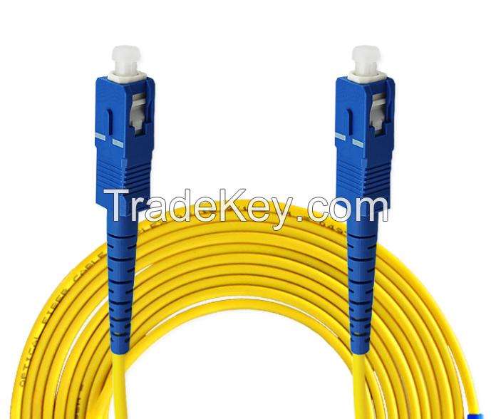 3m sc/apc-sc/apc single mode 2.0mm fiber optic patch cord,jumper,connector, factory direct supply