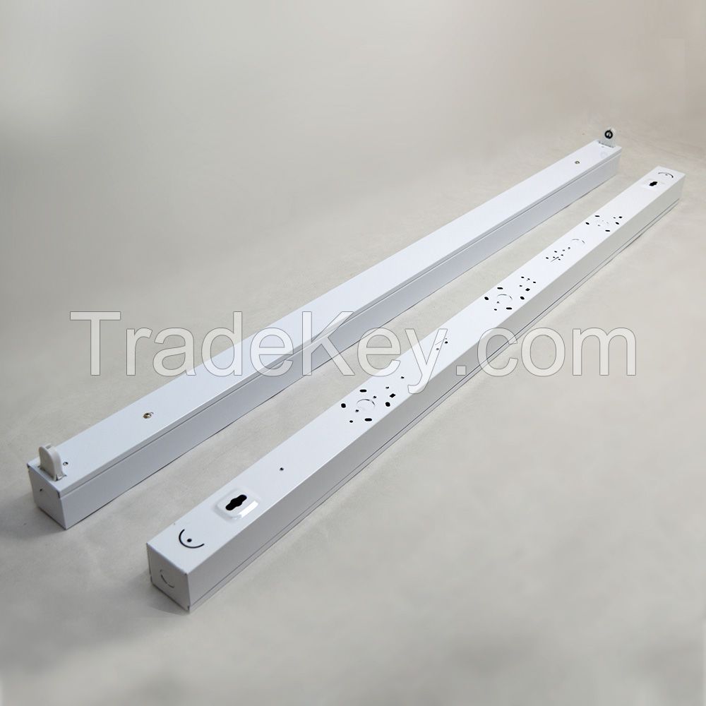 Widening and raising LED bracket 55x55 for installing emergency power supply British bracket 0.5mm thick T8 iron bracket