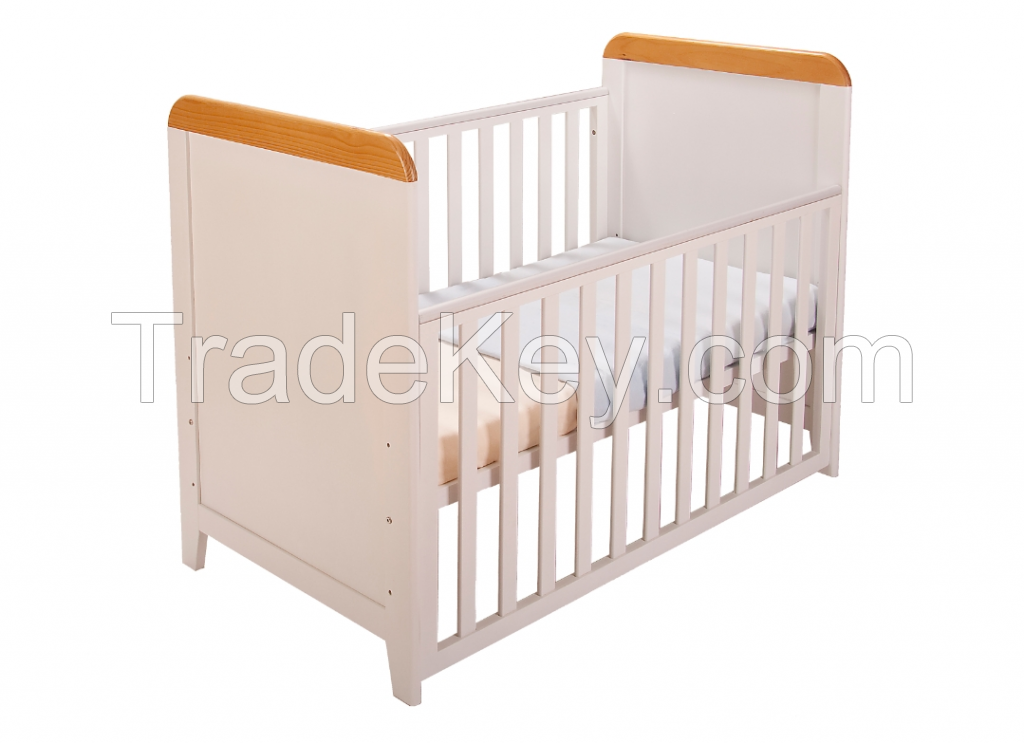 Lucy drop side cot baby wood cribs and cots