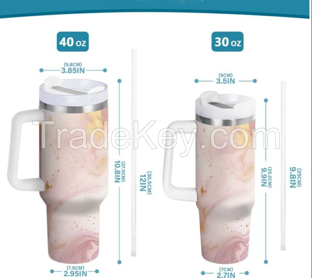 Stainless Steel Cup 30oz and 40oz water bottle