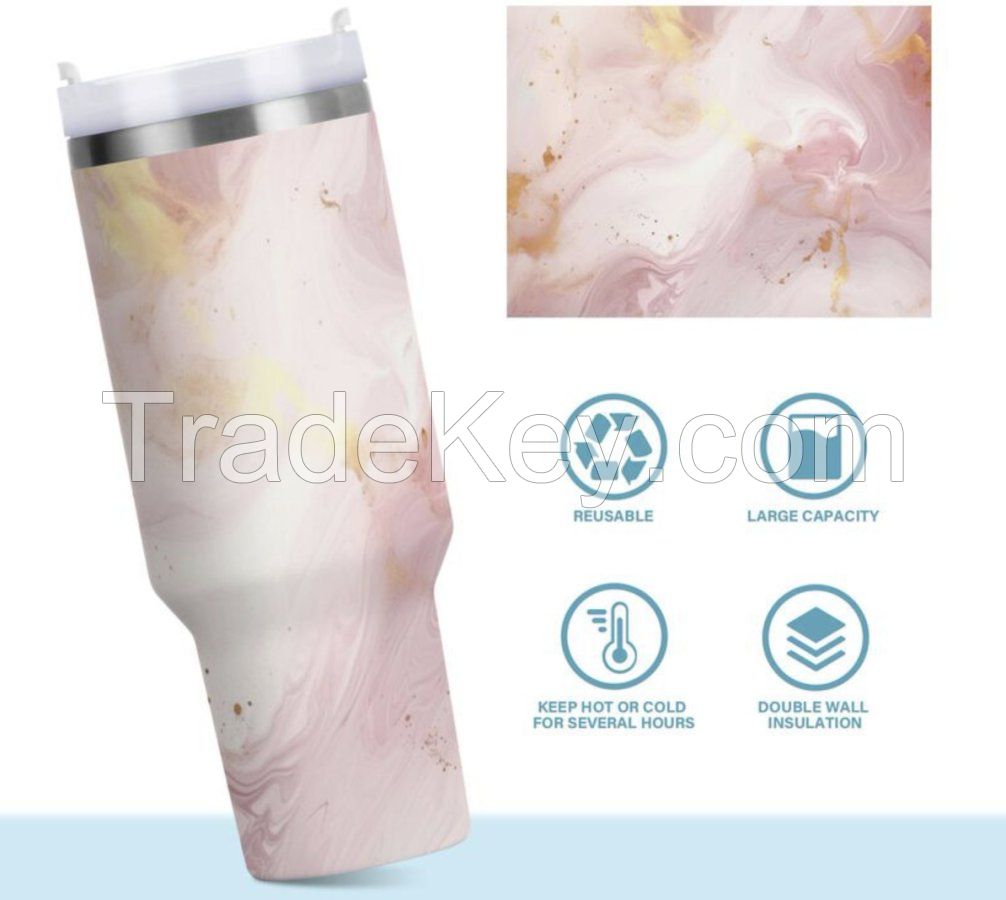 Stainless Steel Cup 30oz and 40oz water bottle