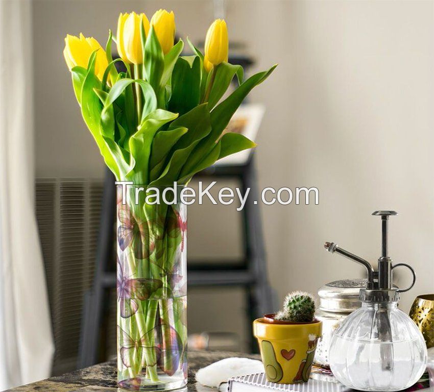 Aesthetic Translucent flower Acrylic vase