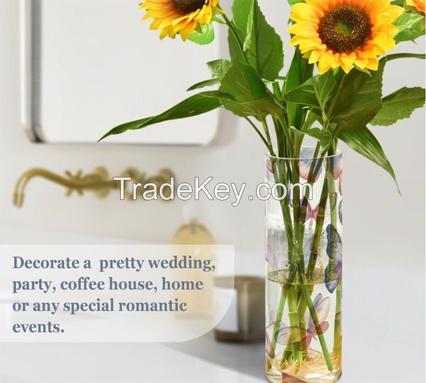 Aesthetic Translucent flower Acrylic vase