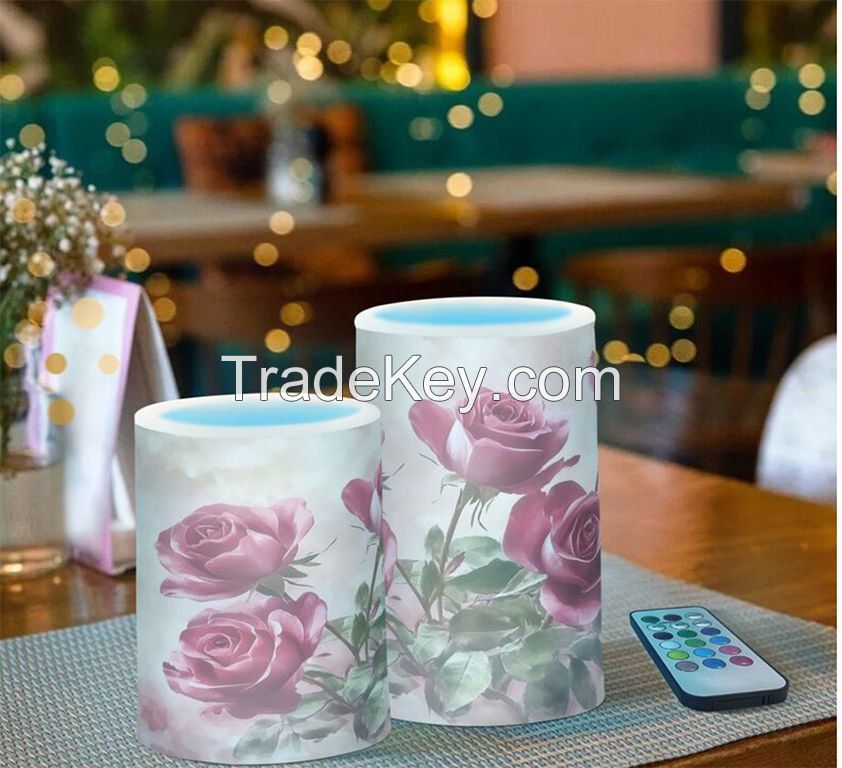 LED  Light Electronic Candle table Lamp