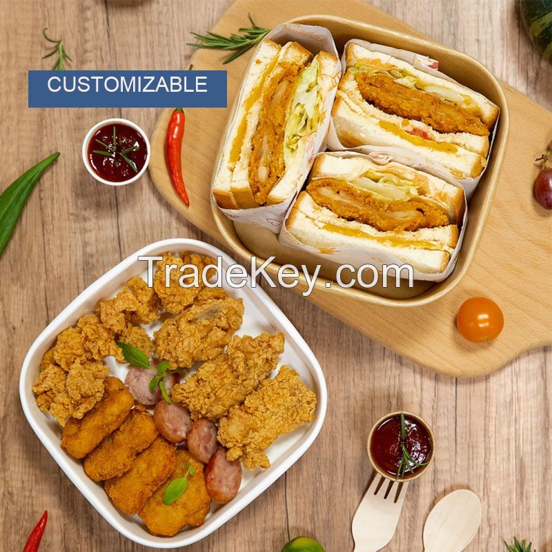  Square Paper Bowl container